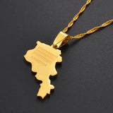 Anniyo Armenia Map Pendant Necklaces Jewellery Country Maps Armenians Jewelry Fashion Items #002121