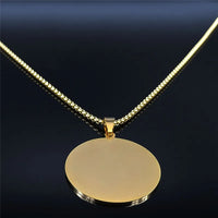 Talisman Of Protection Good Luck Wealth Seal Of Solomon Stainless Steel Necklaces Pendants Men Jewelry salomon hombre N4239