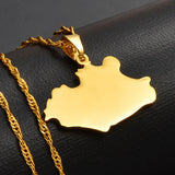 Anniyo Cabo Verde,Sao Vicente Map Pendant Necklaces for Women Girl Barlavento Islands Jewelry Ilha de Sao Vicente #024821