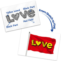 Custom Flag Double Side Printing Home Decoration Tapestry Sport Outdoor Banner with Free Designing