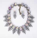 2025 New Luxury Crystal Rhinestone Collar Choker Necklace Women Indian Ethnic Statement Maxi Big Bib Necklace Wedding Jewelry