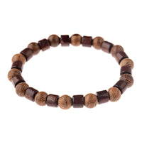 8mm Natural Wood Buddha Bracelet Men Handmade Charms OM Beads Yoga Chakra Mala Prayer Bracelet Meditation Jewelry pulsera