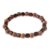 8mm Natural Wood Buddha Bracelet Men Handmade Charms OM Beads Yoga Chakra Mala Prayer Bracelet Meditation Jewelry pulsera