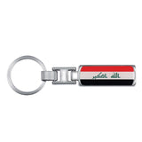 3D Metal Car Keychain Key Chain Key Ring For Iran Argentina Pakistan Switzerland Iraq Afghanistan China National Flag Badge Logo