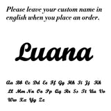 Sipuris Customized Name Bracelet Personalized Stainless Steel Rectangular Chain Letter Bracelet Unique Jewelry Family Gifts New