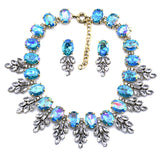 2025 New Luxury Crystal Rhinestone Collar Choker Necklace Women Indian Ethnic Statement Maxi Big Bib Necklace Wedding Jewelry