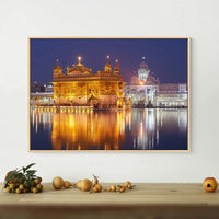 Sikhism Canvas Painting Golden Temple Amritsar Posters Wall Art Hindu Religion Holy Land Pictures for Living Room Decor Cuadros
