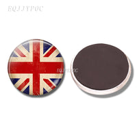 England Big Ben Fridge Magnet 1PCS Glass Cabochon British London Souvenir United Kingdom Flag Map Refrigerator Magnets Stickers