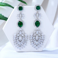 GODKI  Trendy Indian Kundan Engagement Earring For Women Wedding Party African Dubai Bridal Jewelry boucle d'oreille femme Gift