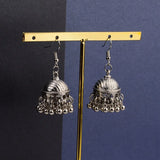 Retro Indian Bollywood Kundan Jhumka Jhumki Three-layer Drop Earrings For Women Boho Ethnic Gypsy Fashion Wedding Wear Jewelry