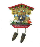 Switzerland Snow Mountain Lovers Squirrel Skiing 3D Fridge Magnets Tourism Souvenirs Refrigerator Magnetic Stickers Gift