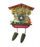 Switzerland Snow Mountain Lovers Squirrel Skiing 3D Fridge Magnets Tourism Souvenirs Refrigerator Magnetic Stickers Gift
