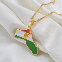 Anniyo Kurdistan Pendant Necklaces Charm Jewelry Kurdish @254621