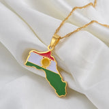 Anniyo Kurdistan Pendant Necklaces Charm Jewelry Kurdish @254621