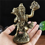Bronze Color Hanuman Statue Figurine Ornaments Resin Indian Hindu Monkey God Buddha Statues Sculpture Home Decoration Lucky Gift