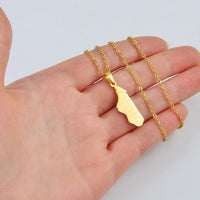 Anniyo Madagascar Map With Cities Name Pendant Necklaces Women Jewelry Africa Malagasy Maps @269421