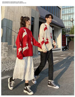 Christmas Sweater Women Autumn Winter Korean Loose Pullover Deer Sweater Men and Woman Oversized Sweaters Couples