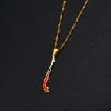 Anniyo Chile Map Flag Pendant Necklaces Gold Color Silver Color Charm Republic of Chile Jewelry Chilean  #244221