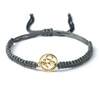 Charm OM Symbol Handmade Braided Rope String Adjustable Red Black Bracelets Women Men Lucky Fashion Jewelry Friend Gift Prayer