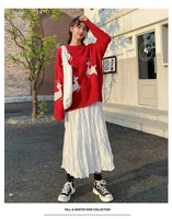 Christmas Sweater Women Autumn Winter Korean Loose Pullover Deer Sweater Men and Woman Oversized Sweaters Couples