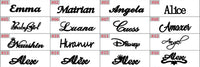 Bangles for Women Personalized Custom Carving 1-4 Names  Round Pendant Stainless Steel Friendship Bracelet Jewelry Pulsera Mujer