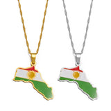Anniyo Kurdistan Pendant Necklaces Charm Jewelry Kurdish @254621