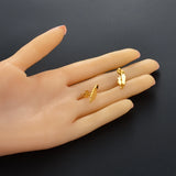 Anniyo Jamaica Map Stud Earrings for Women Girl Gold Color and Stainless Steel Jamaican Jewelry #139721