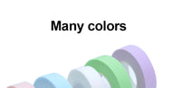 Kekelala 4 Rolls Colorful Eyelash Extension Tapes Soft Medical Breathable Adhesive Tape Cutter for False Lashes Makeup Tools