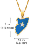 Anniyo Great Somalia Pendant & Necklaces for Women Men Jewelry #148721