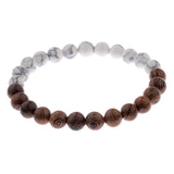 8mm Natural Wood Buddha Bracelet Men Handmade Charms OM Beads Yoga Chakra Mala Prayer Bracelet Meditation Jewelry pulsera