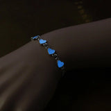 New Fashion Luminous Stones Bead Star Pendant Anklet For Women Bohemia Beach Tassel Handcrafted Ankle Chain Boho Jewelry