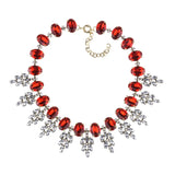 2025 New Luxury Crystal Rhinestone Collar Choker Necklace Women Indian Ethnic Statement Maxi Big Bib Necklace Wedding Jewelry