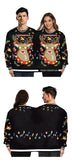 Double Christmas Sweater holiday spoof 3D digital printing couples two-piece Ugly Christmas Sweater Siamese Crew Autumn Winter