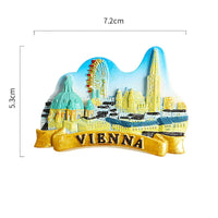 Magnetic stickers refrigerators World tourist souvenirs France Paris Japan Travel fridge magnets Prague Thailand Germany Italy