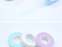 Kekelala 4 Rolls Colorful Eyelash Extension Tapes Soft Medical Breathable Adhesive Tape Cutter for False Lashes Makeup Tools