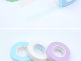 Kekelala 4 Rolls Colorful Eyelash Extension Tapes Soft Medical Breathable Adhesive Tape Cutter for False Lashes Makeup Tools