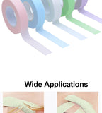Kekelala 4 Rolls Colorful Eyelash Extension Tapes Soft Medical Breathable Adhesive Tape Cutter for False Lashes Makeup Tools