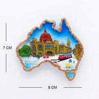 Australia kangaroo Sydney Opera House souvenir 3D fridge magnets magnetic refrigerator home decoration Australia Collection Gift