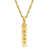 Anniyo (Up to 8 letter) Customize Capital Letters Pendant Necklaces,Personalized Name Hawaiian Flower Kiribati Jewelry #150321
