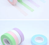 Kekelala 4 Rolls Colorful Eyelash Extension Tapes Soft Medical Breathable Adhesive Tape Cutter for False Lashes Makeup Tools
