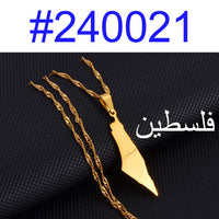 Palestine Pendant and Chain Necklaces for Women Girls @239921
