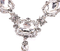 Luxury Austrian Crystal Glass Choker Necklace Women Jewelry Best Friendship Statement Necklaces Pendants For Bridal Wedding