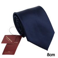 Banquet England Style Necktie Journalist Stripe Shape Waterproof Tie Men Formal Business Navy Solid Suit Evening Dress Neck Tie