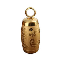 Stainless Steel Om Mani Padme Hum Prayer Wheel Mantra Buddhism Rotatable Necklace Cremation Jewelry Capsule Ash Urn Holder