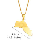 Anniyo Kurdistan Pendant Necklaces Silver Color/Gold Color Kurdish Jewelry @267921