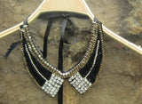 Chokers Crystal Necklaces Brilliant Jewelry for Women,New Arrival 2014  Five plum Flower Woman Coat Collar Necklace