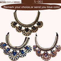 Chokers Crystal Necklaces Brilliant Jewelry for Women,New Arrival 2014  Five plum Flower Woman Coat Collar Necklace