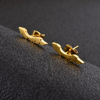 Anniyo Small Curacao Islands Map Stud Earrings Gold Color & Stainless Steel Jewelry Maps  @051921