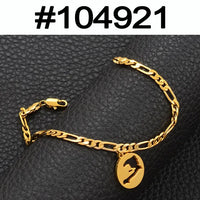 Anniyo Charm Haiti Map Bracelets Bangles Men Women Girl Ayiti Maps Jewelry Haiti Accessories Link Chain Bracelet #104521