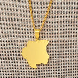 Anniyo Suriname Map Pendant Necklaces Sranan Sarnam Ethnic Jewelry  #062521